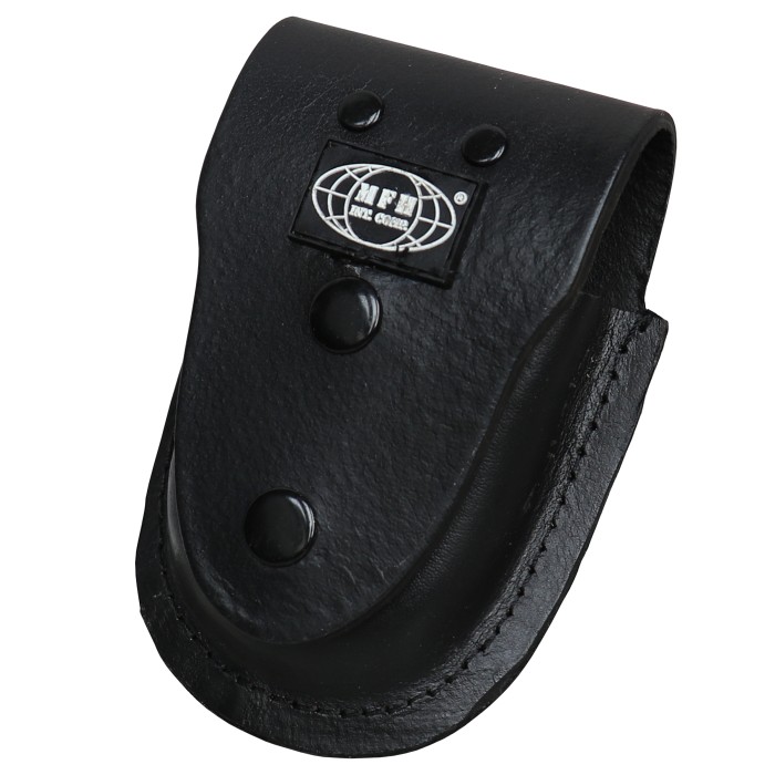 handcuff case leather black